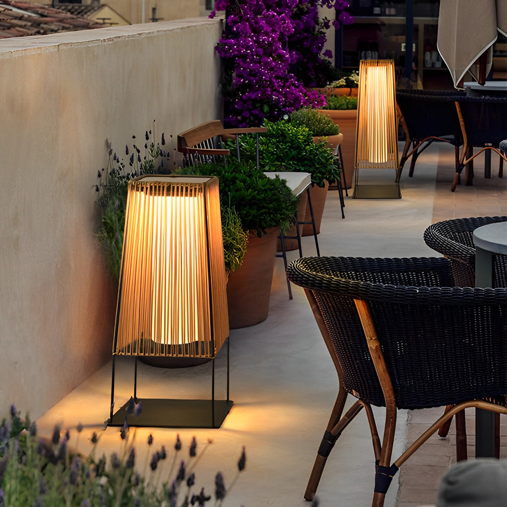 Rubber Solar LED Outdoor Floor Lamp - Lamp Outdoor