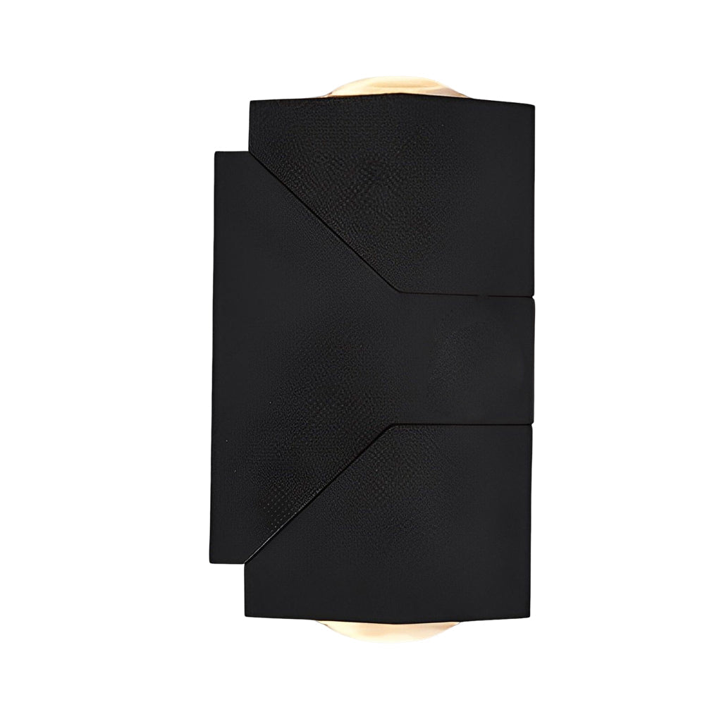 Adjustable Up and Down Light Motion Sensor Waterproof Black Wall Lamp - Lamp Outdoor
