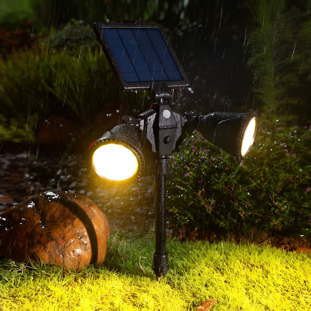 2 Lights Waterproof LED Intelligent Motion Sensor Solar Lawn Lights - Lamp Outdoor