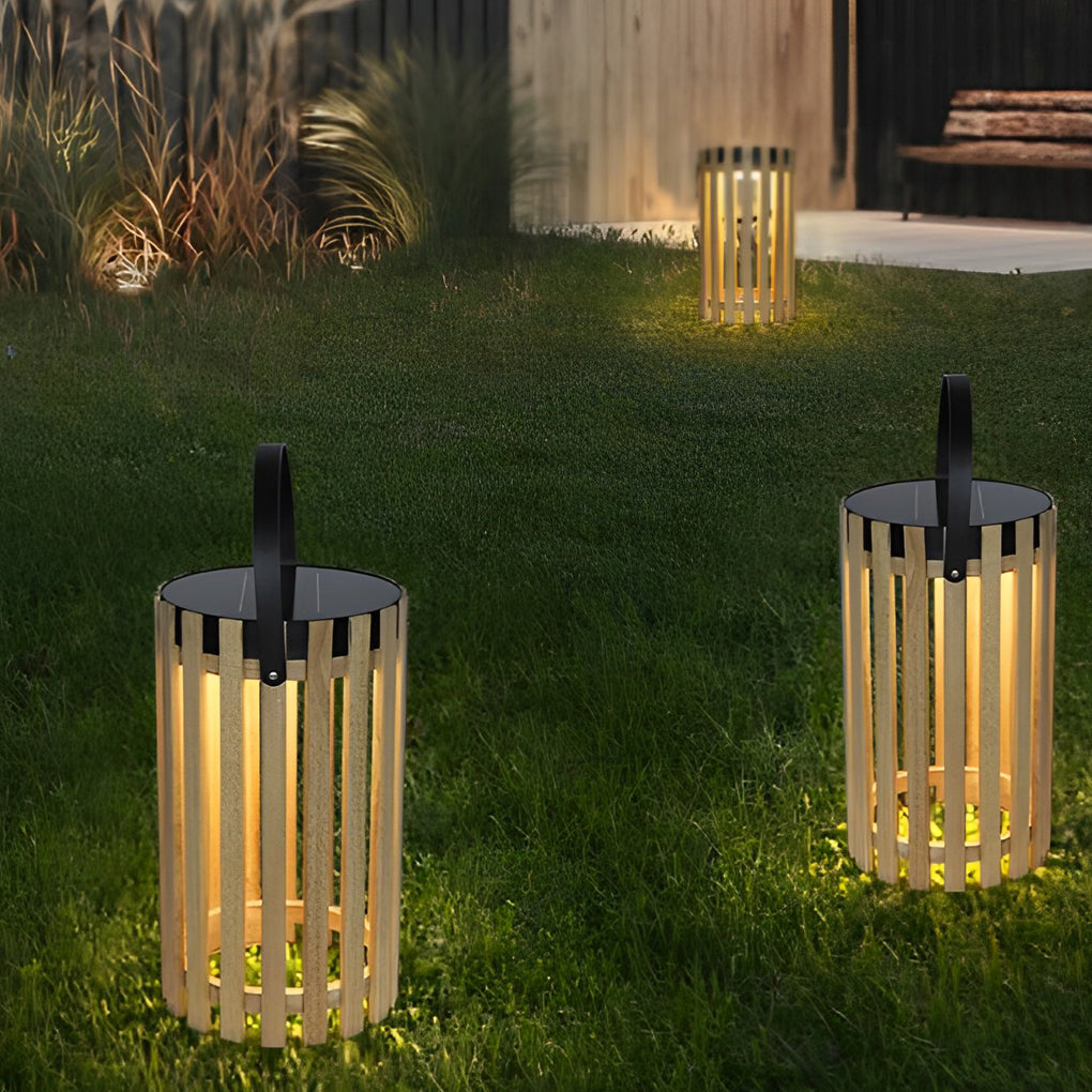 Portable Lantern Design Waterproof LED Modern Solar Outdoor Floor Lamp - Lamp Outdoor