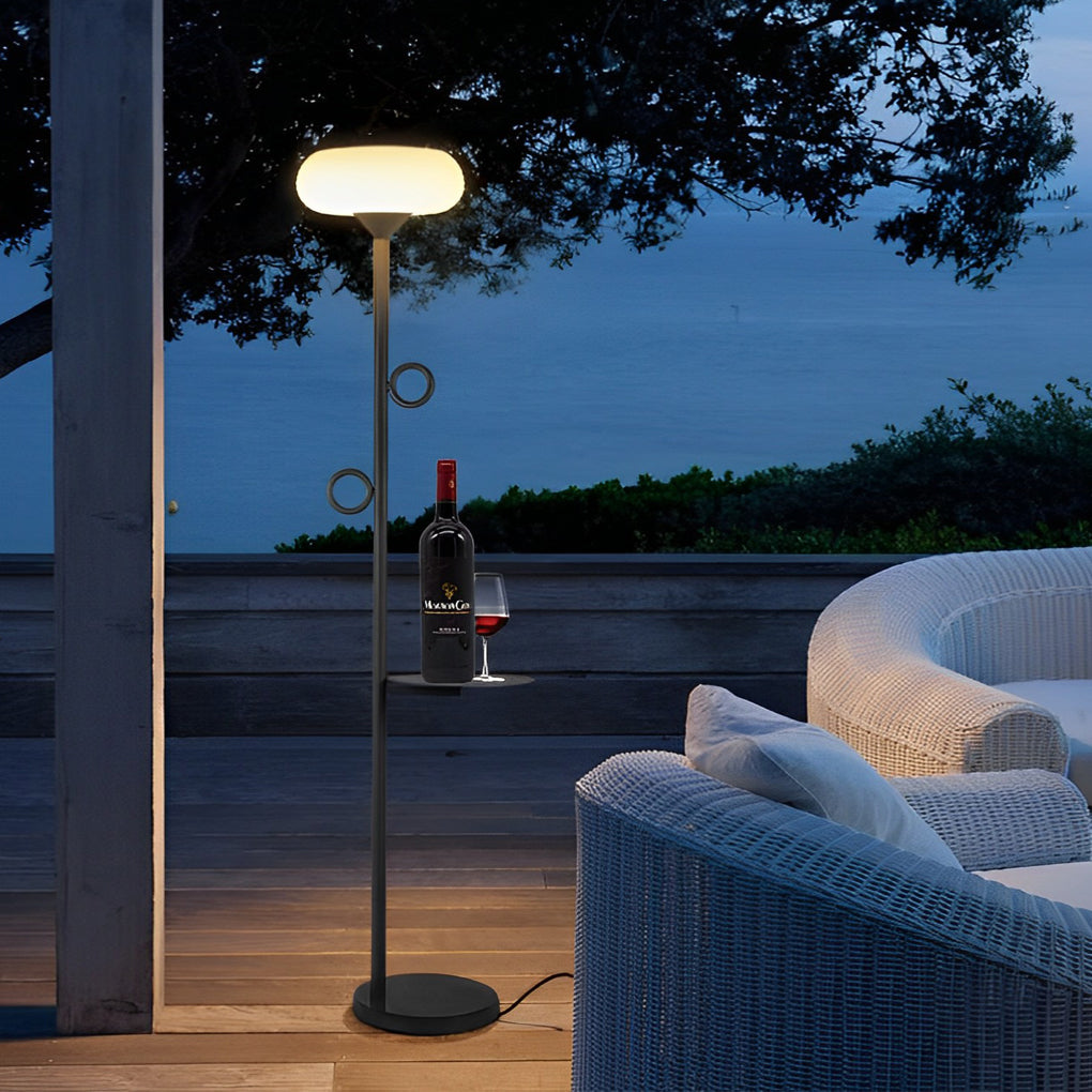 Remote Control LED Outdoor Rod Floor Accent Lamp - Lamp Outdoor