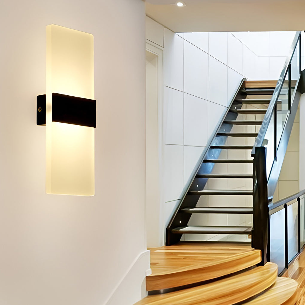 Rectangular Acrylic 6W LED Modern Wall Lamp Wall Sconce Lighting - Lamp Outdoor