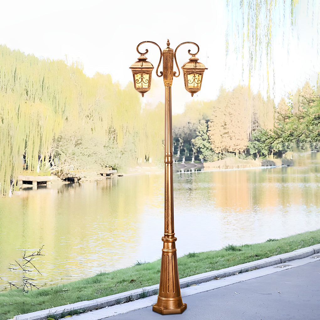 2-Light Outdoor Waterproof Retro European Style Street Lights - Lamp Outdoor