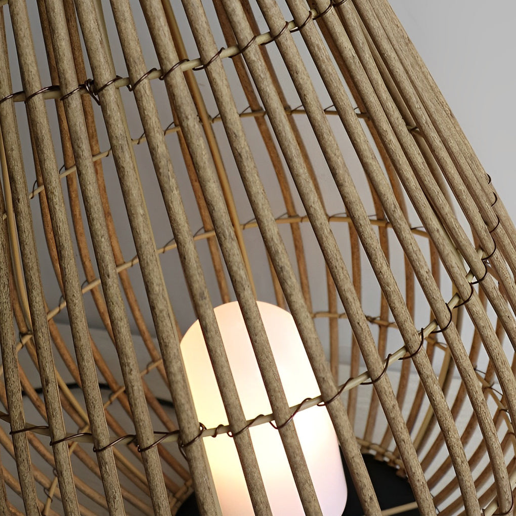Portable Waterproof Handmade Rattan Iron Modern Outdoor Light Lanterns - Lamp Outdoor