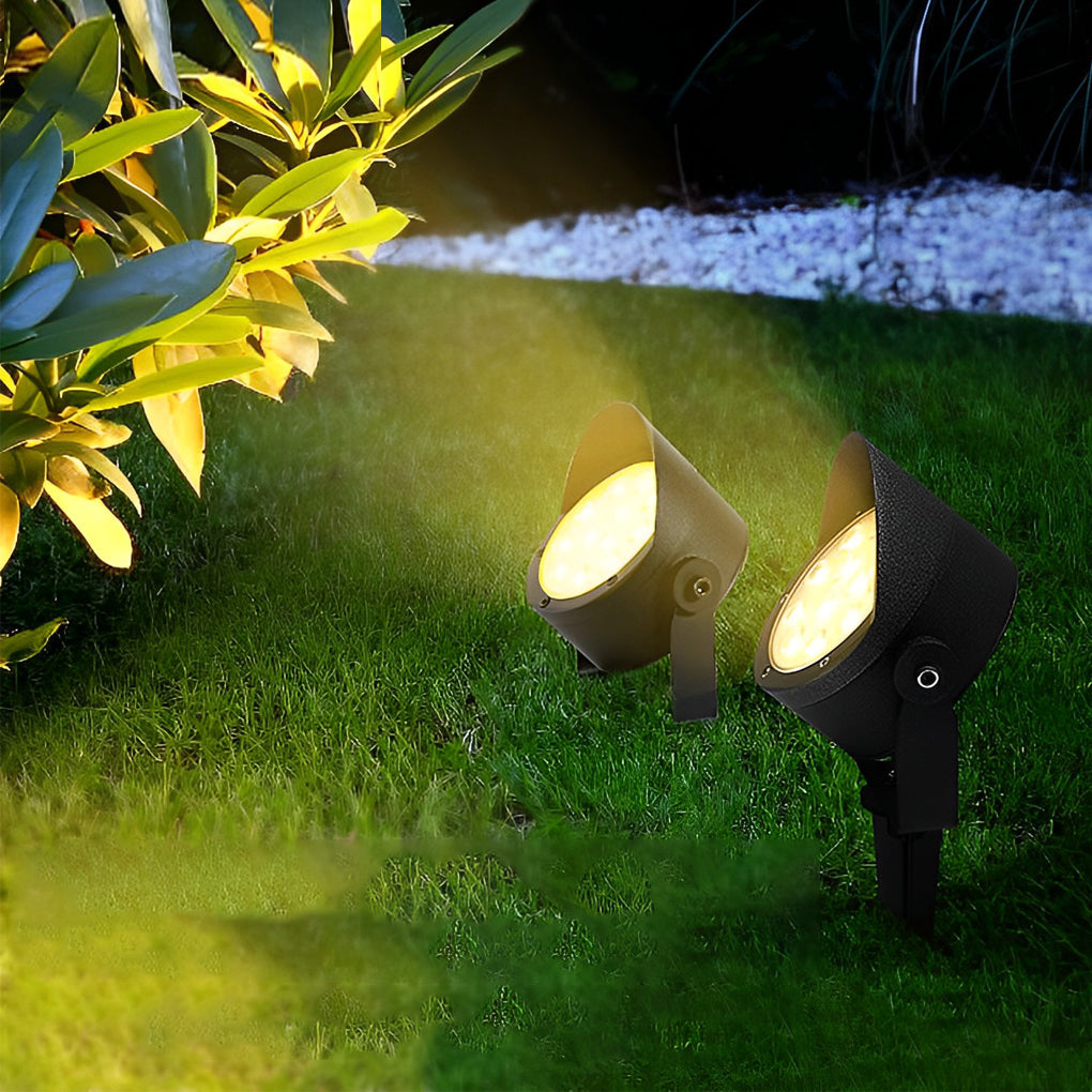 Adjustable Waterproof LED Anti-slip Black Modern Outdoor Spotlights - Lamp Outdoor