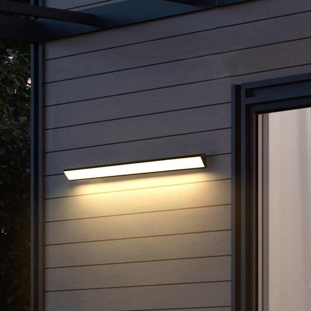 Arisha Modern Tri-Prism Metal Acrylic Waterproof Outdoor Wall Lamp - Lamp Outdoor