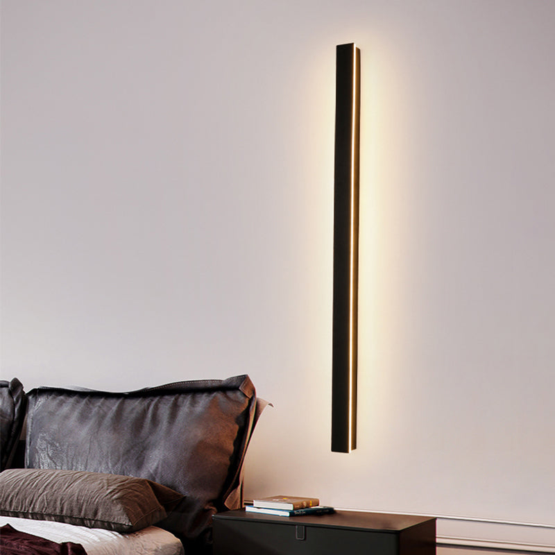 Arisha Ripple Minimalist Linear LED Outdoor Wall Lamp Metal Garden Corridor Balcony - Lamp Outdoor