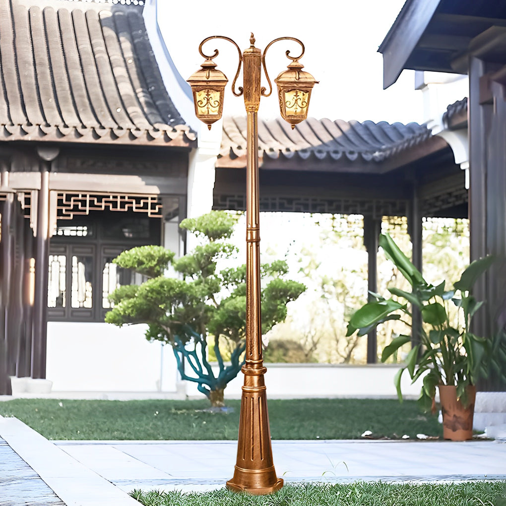 2-Light Outdoor Waterproof Retro European Style Street Lights - Lamp Outdoor