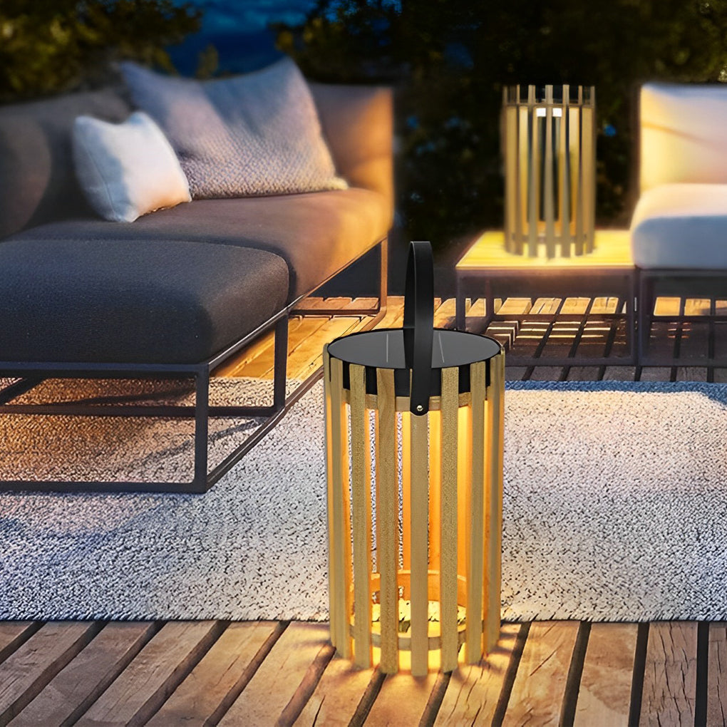 Portable Lantern Design Waterproof LED Modern Solar Outdoor Floor Lamp - Lamp Outdoor