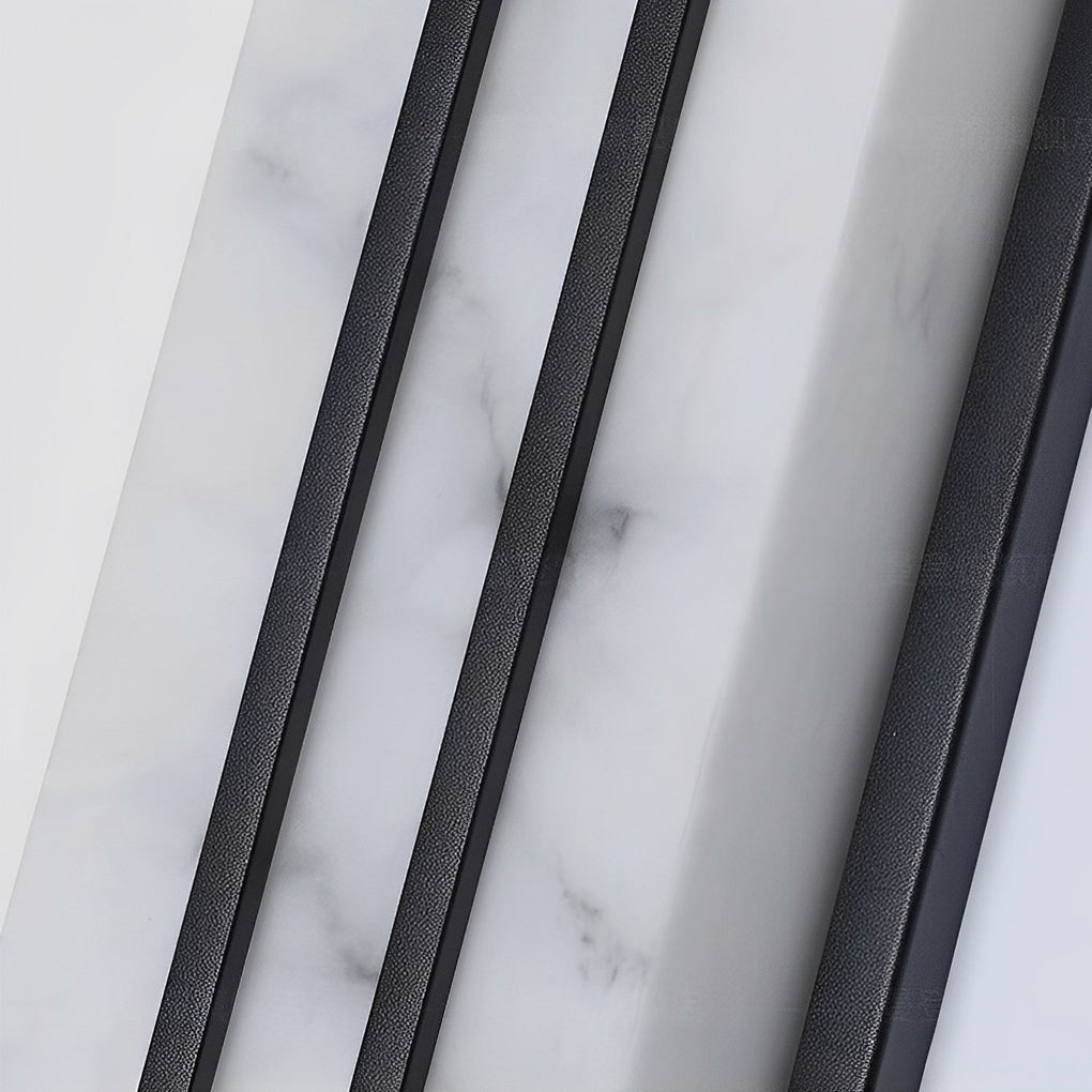 Minimalist Resin Waterproof LED Black Modern Outdoor Wall Light Fixture - Lamp Outdoor