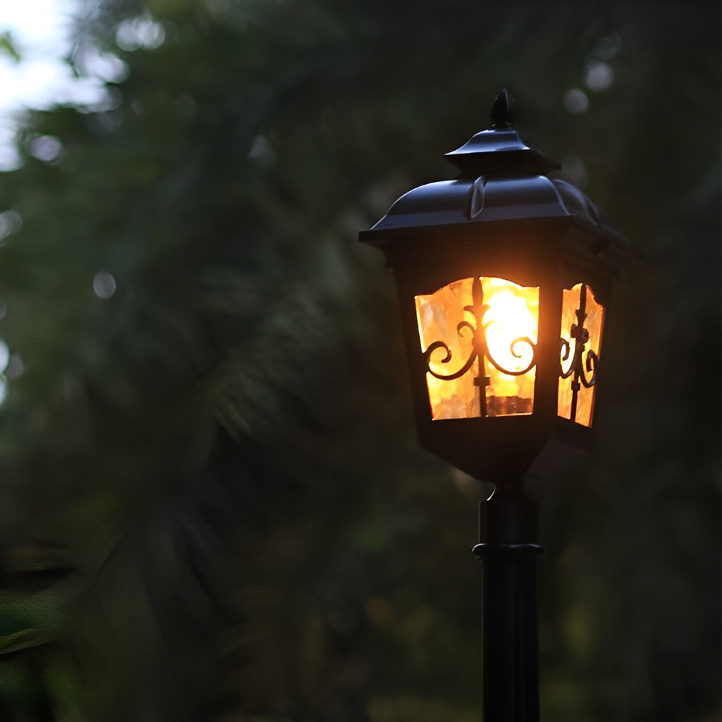 Retro Minimalist LED Waterproof European Style Garden Lamp Post Lights - Lamp Outdoor