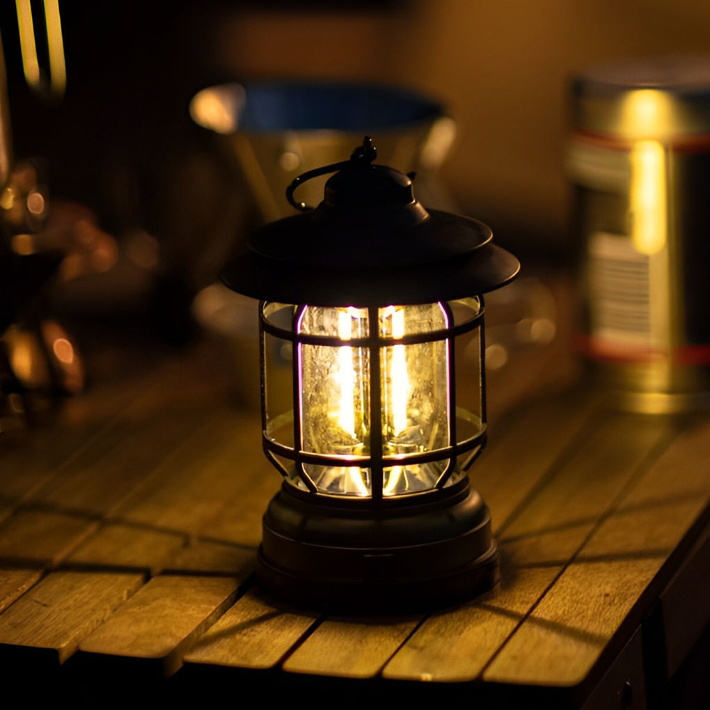 Portable Multifunctional Chargable LED Waterproof Outdoor Lanterns - Lamp Outdoor