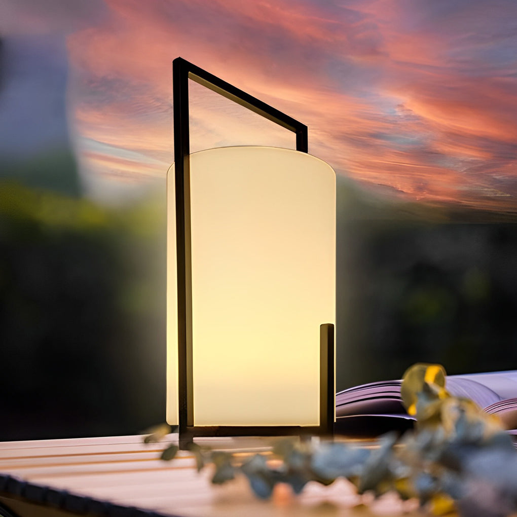 Portable Waterproof LED Remote Rechargeable RGB Solar Outdoor Lanterns - Lamp Outdoor