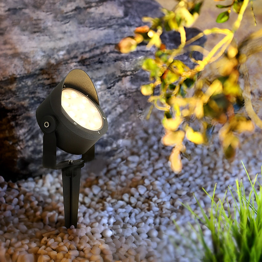 Adjustable Waterproof LED Anti-slip Black Modern Outdoor Spotlights - Lamp Outdoor