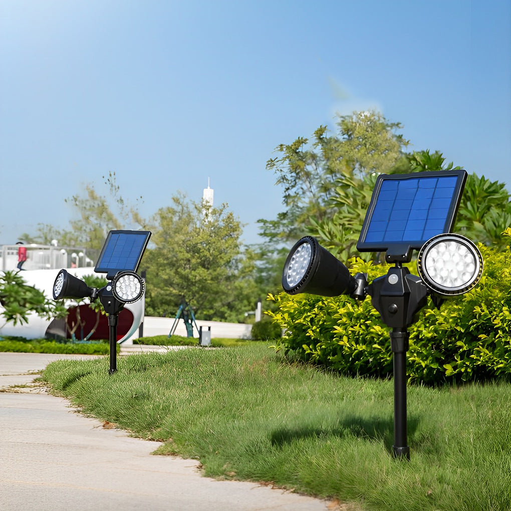 2 Lights Waterproof LED Intelligent Motion Sensor Solar Lawn Lights - Lamp Outdoor