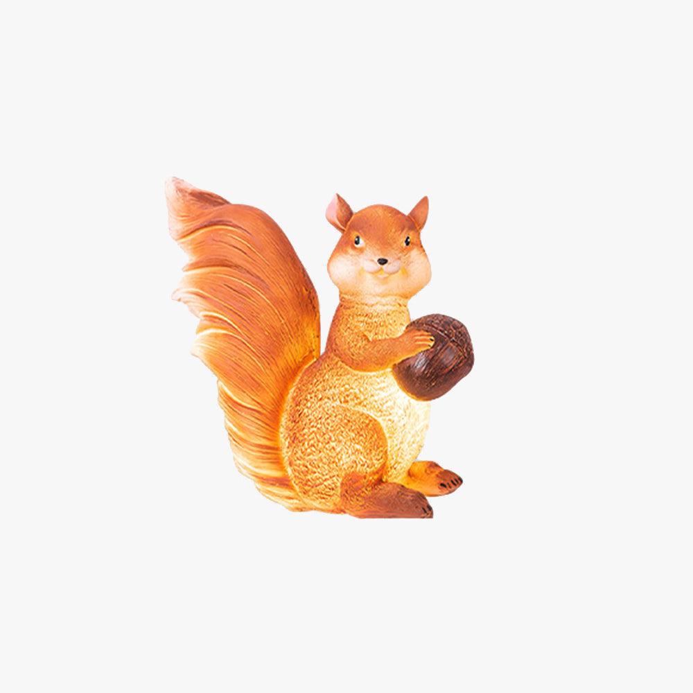 Aria Decorative Squirrel Solar Resin Outdoor Light - Lamp Outdoor