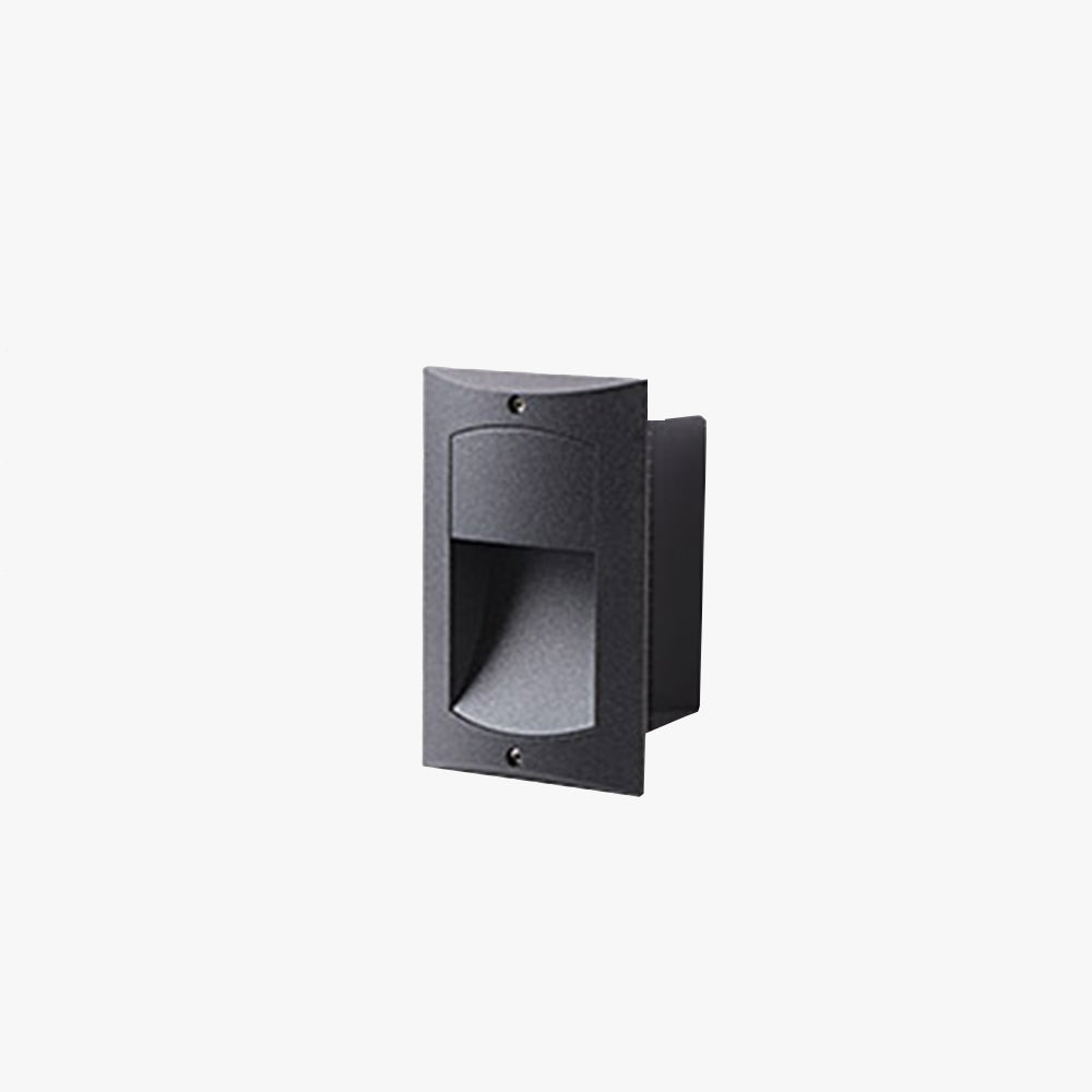 Ray Modern Metal Rectangular Surface Outdoor Deck Step Light - Lamp Outdoor