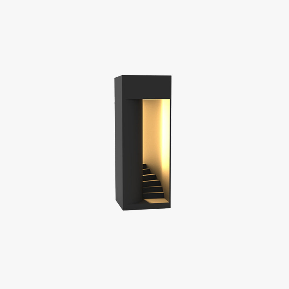 Ray Minimalist Waterproof Cuboid Rechargeable Solar Lamp de Table - Lamp Outdoor