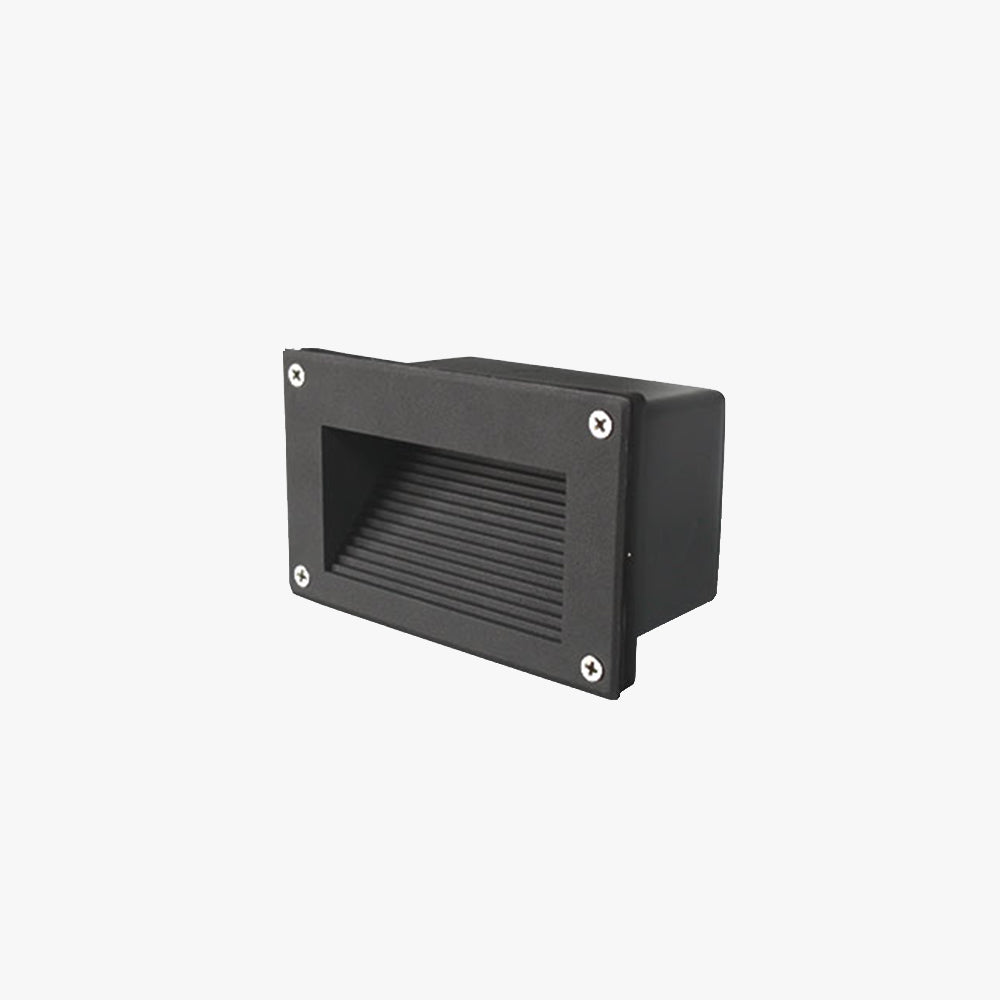 Ray Modern Metal Rectangular Outdoor Deck Step Light - Lamp Outdoor