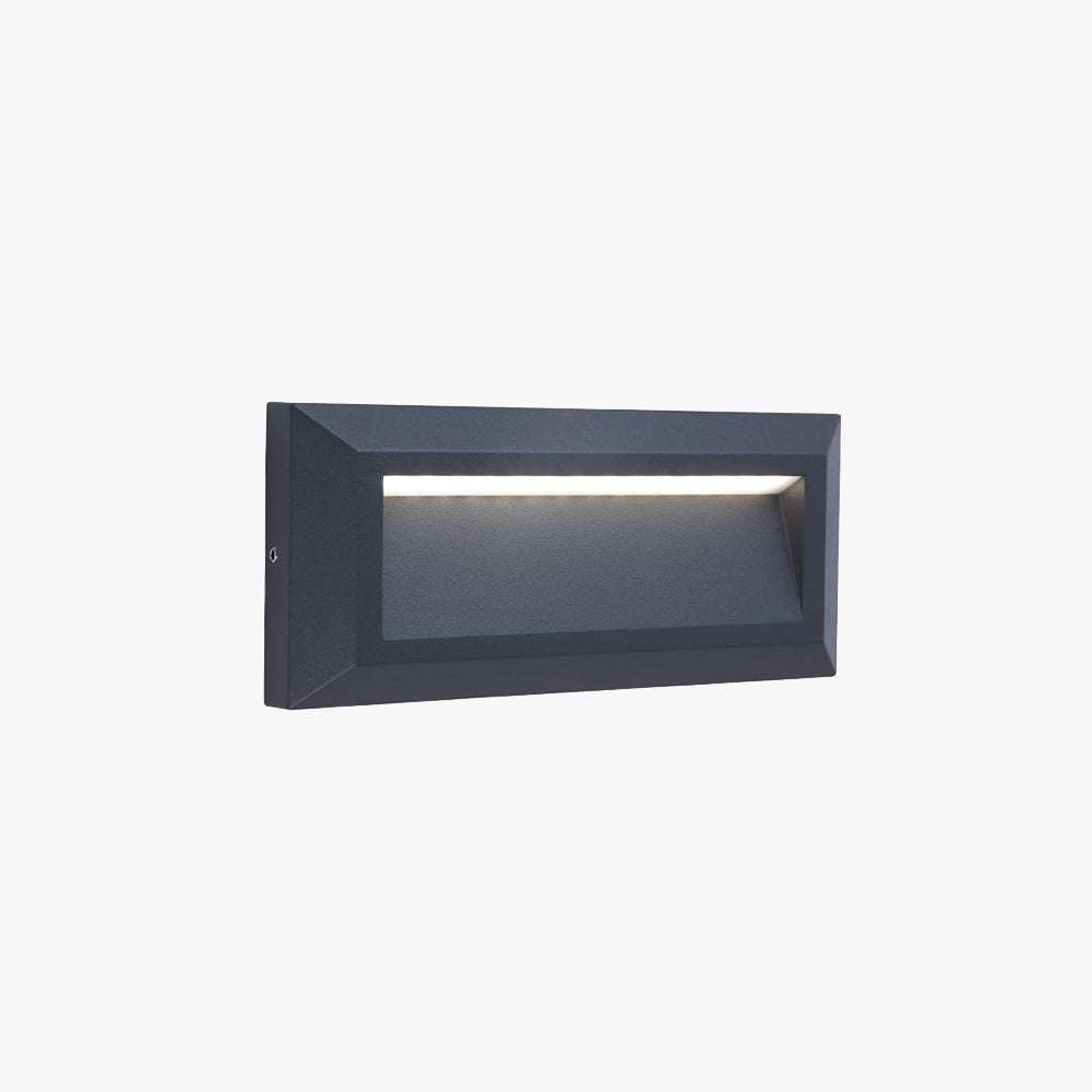 Ray Modern Metal Rectangular Waterproof Outdoor Deck Step Light - Lamp Outdoor
