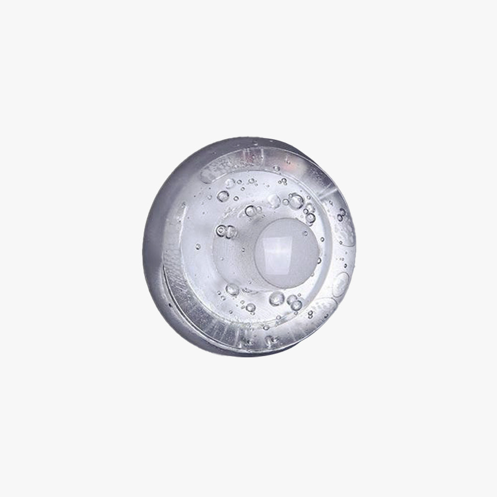 Valentina Waterproof Semi-circular Glass Outdoor Wall Lamp, Transparent - Lamp Outdoor