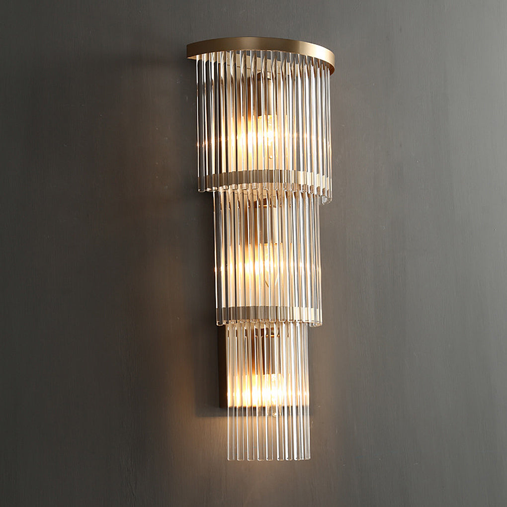 Creative Crystal Warm Light Nordic Wall Lamp Wall Sconce Lighting - Lamp Outdoor