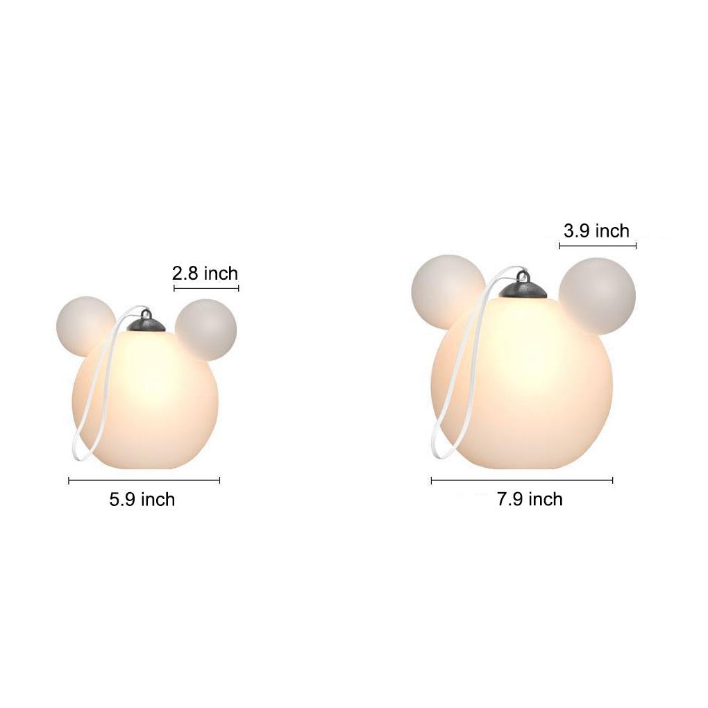 Cartoon 3D Animal Waterproof USB Rechargeable Outdoor Hanging Lights - Lamp Outdoor
