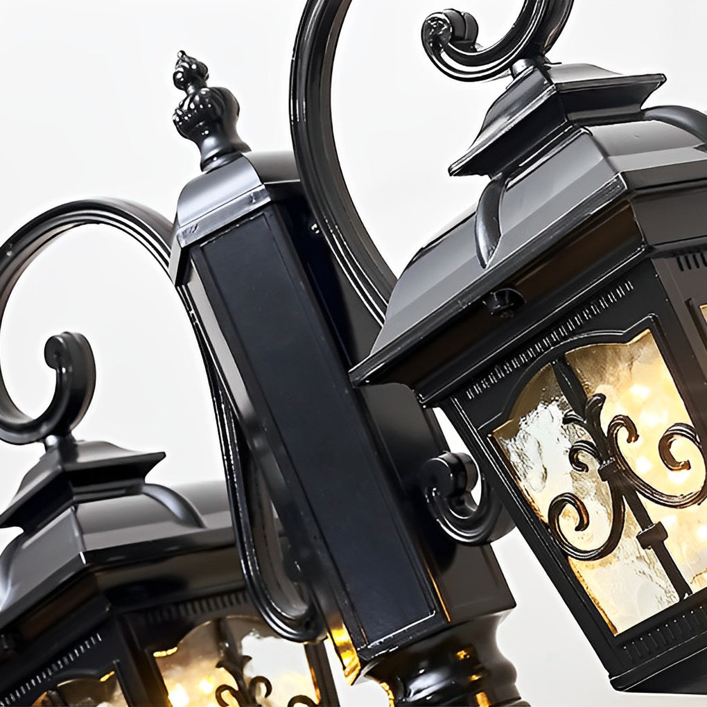 2-Light Outdoor Waterproof Retro European Style Street Lights - Lamp Outdoor