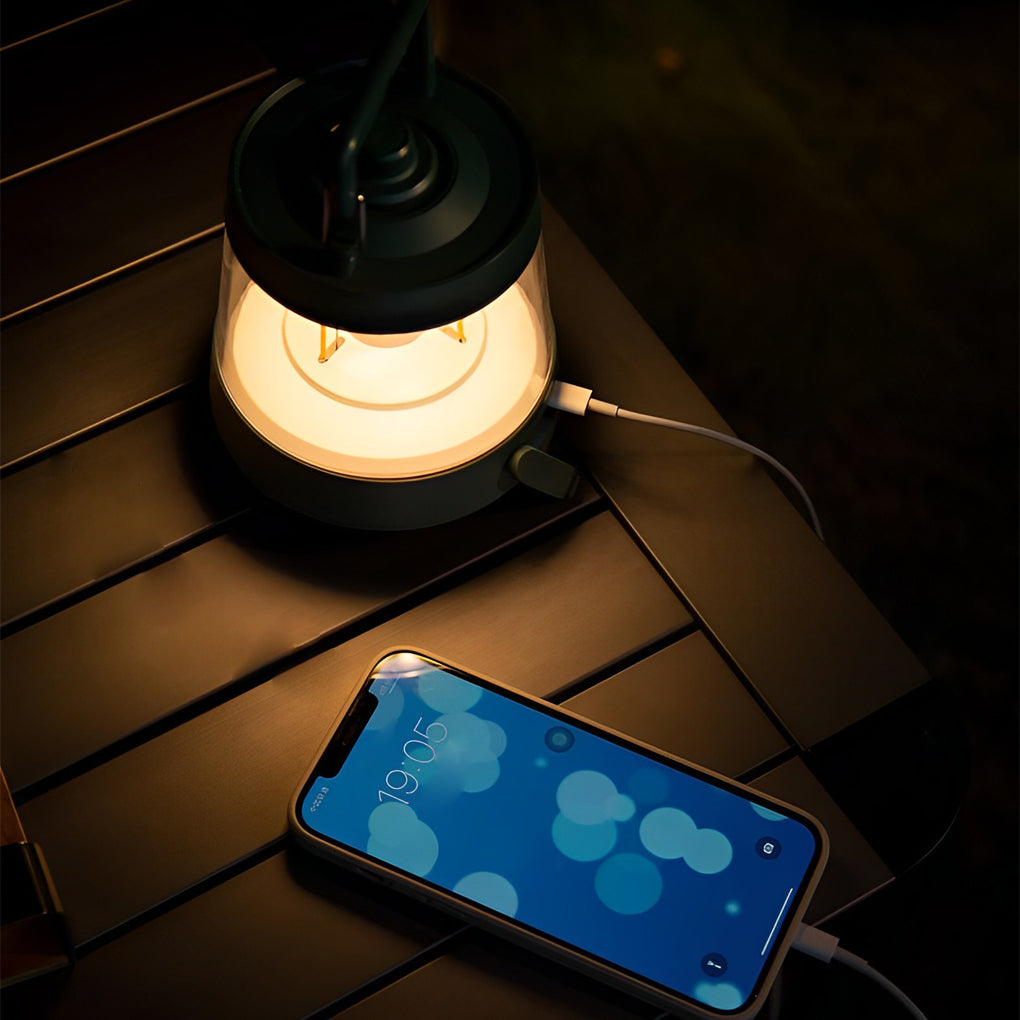 Waterproof USB 5V Rechargeable LED Dimmable Green Modern Camping Lights - Lamp Outdoor