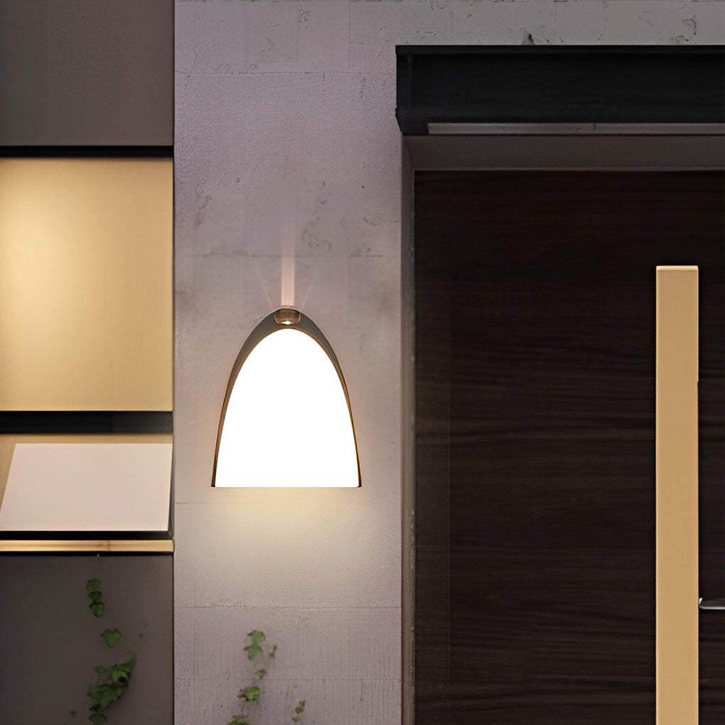 Creative LED Waterproof Aluminum Black Modern Outdoor Wall Sconce Lighting - Lamp Outdoor