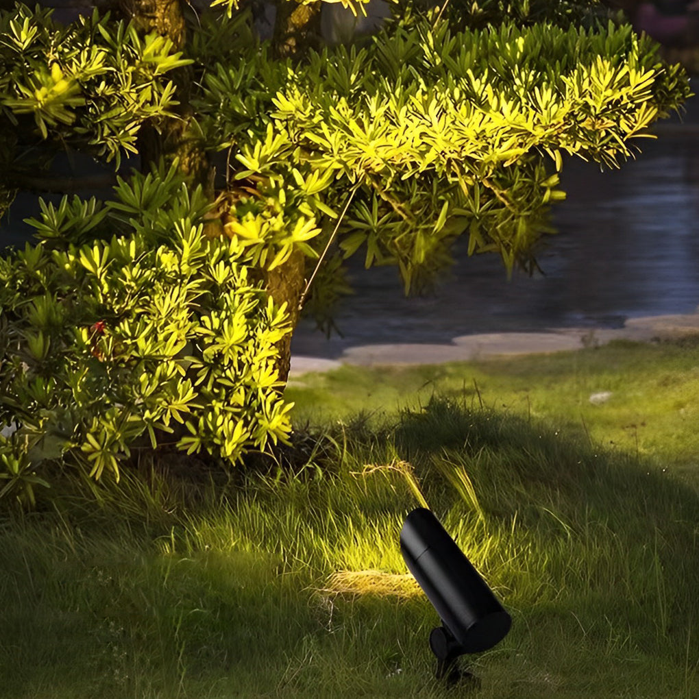 Waterproof Black Modern LED Spotlights Outdoor Spot Lights Lawn Lamp - Lamp Outdoor