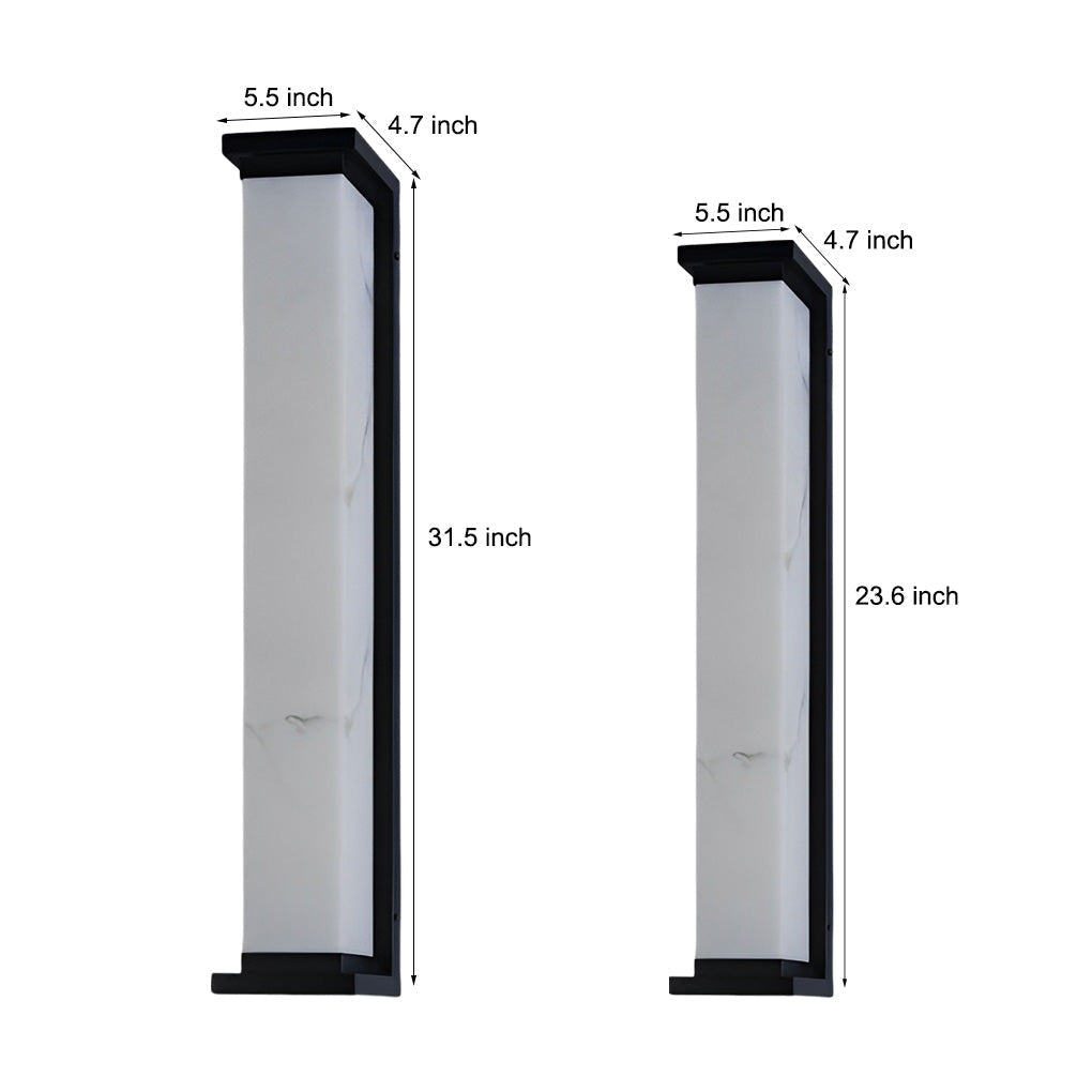 Strip Minimalist Waterproof Stainless Steel Modern Outdoor Wall Lights - Lamp Outdoor
