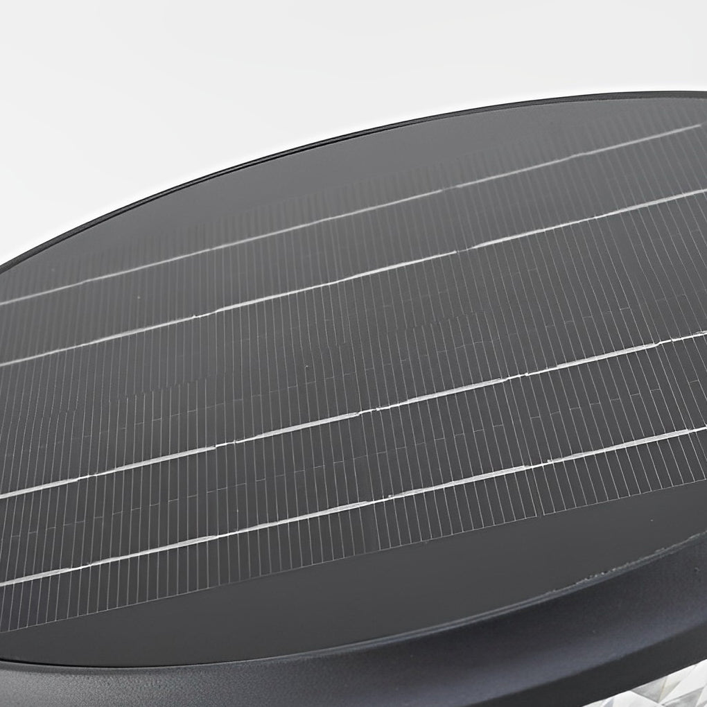 Modern Matte Black Solar LED Adjustable Brightness Outdoor Pathway Lighting - Lamp Outdoor