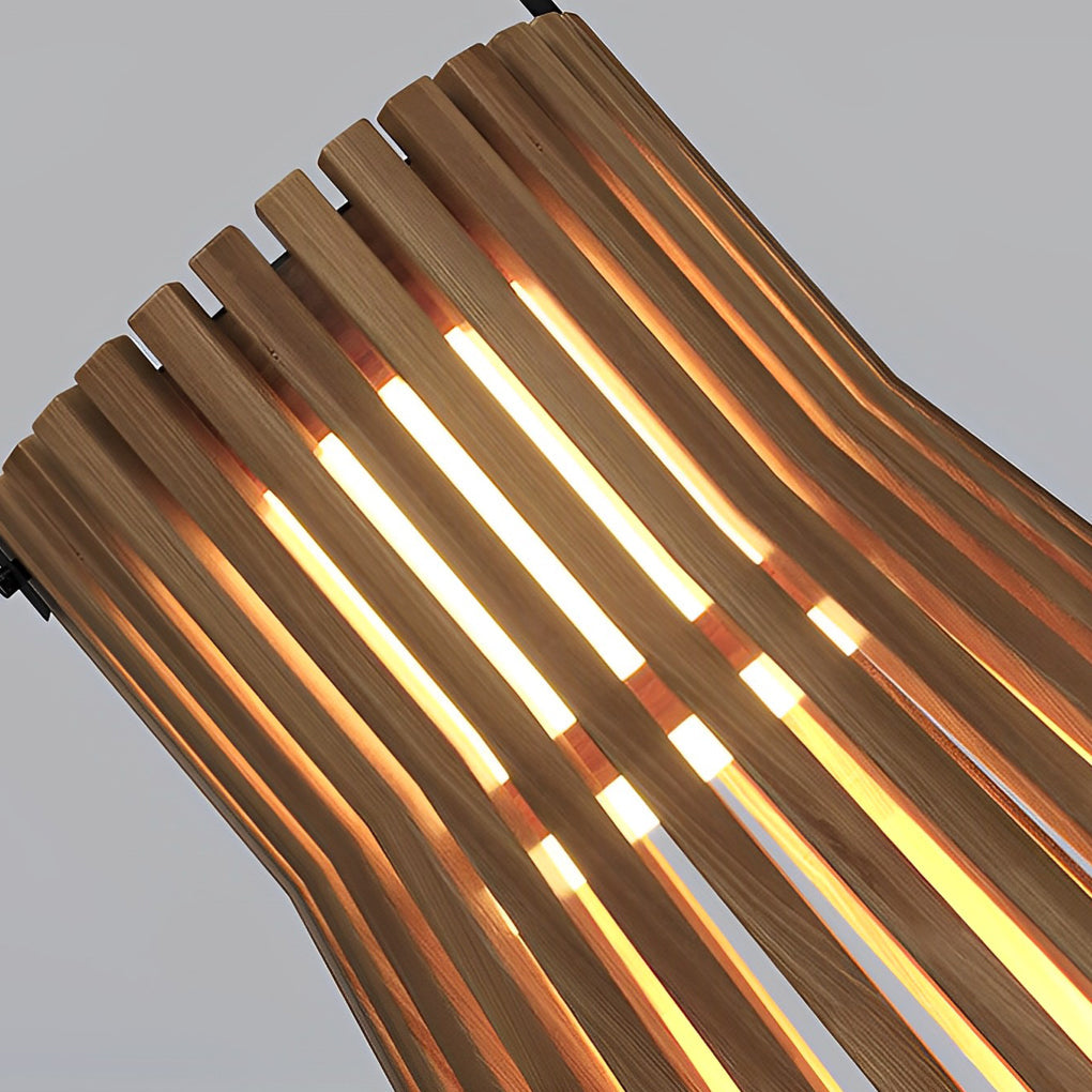Adjustable Portable Wood LED Waterproof Modern Solar Garden Lights - Lamp Outdoor