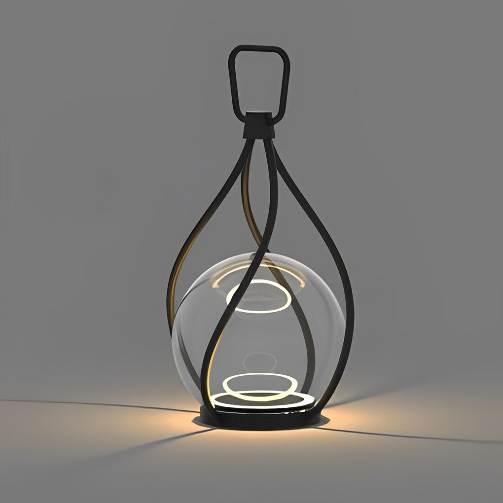 Creative Metal LED Waterproof USB Rechargeable Portable Night Lights - Lamp Outdoor