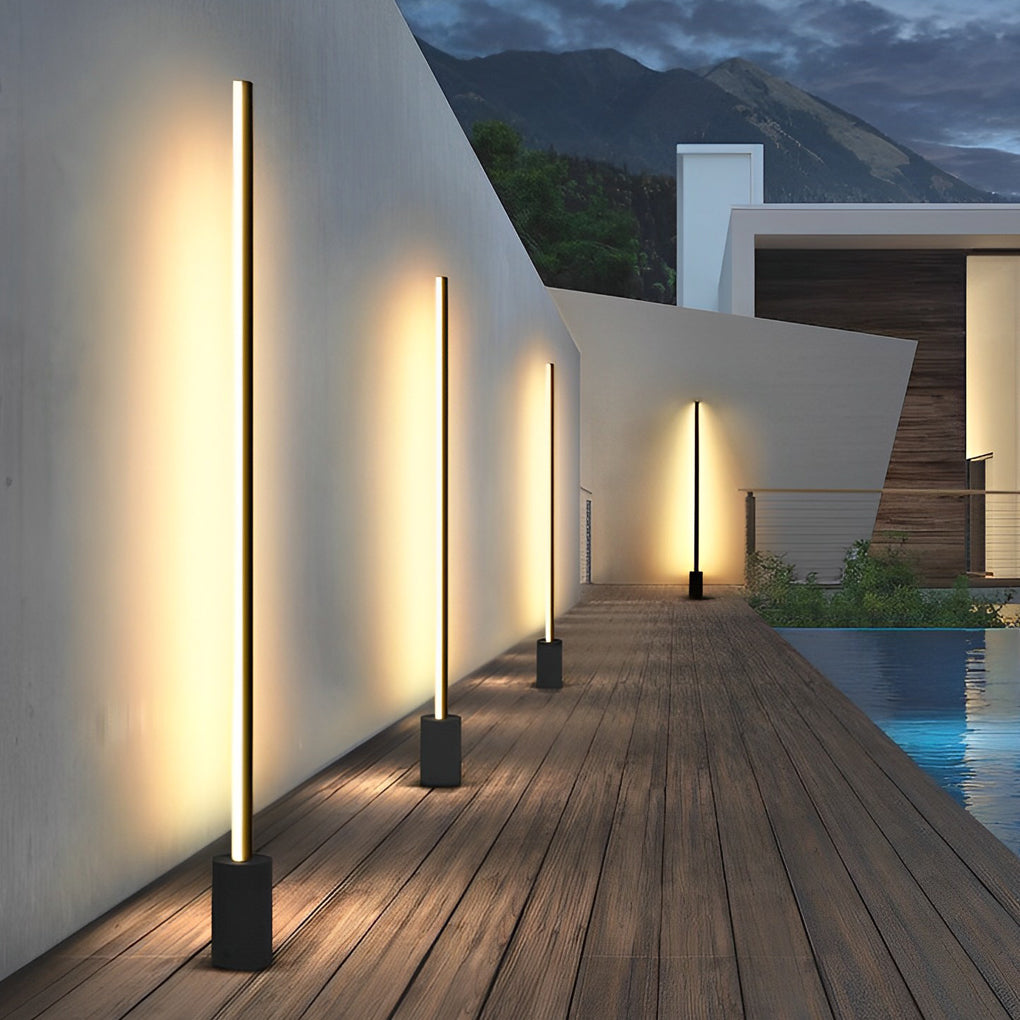 Minimalist LED Linear Lights Waterproof Outdoor Landscape Lighting - Lamp Outdoor