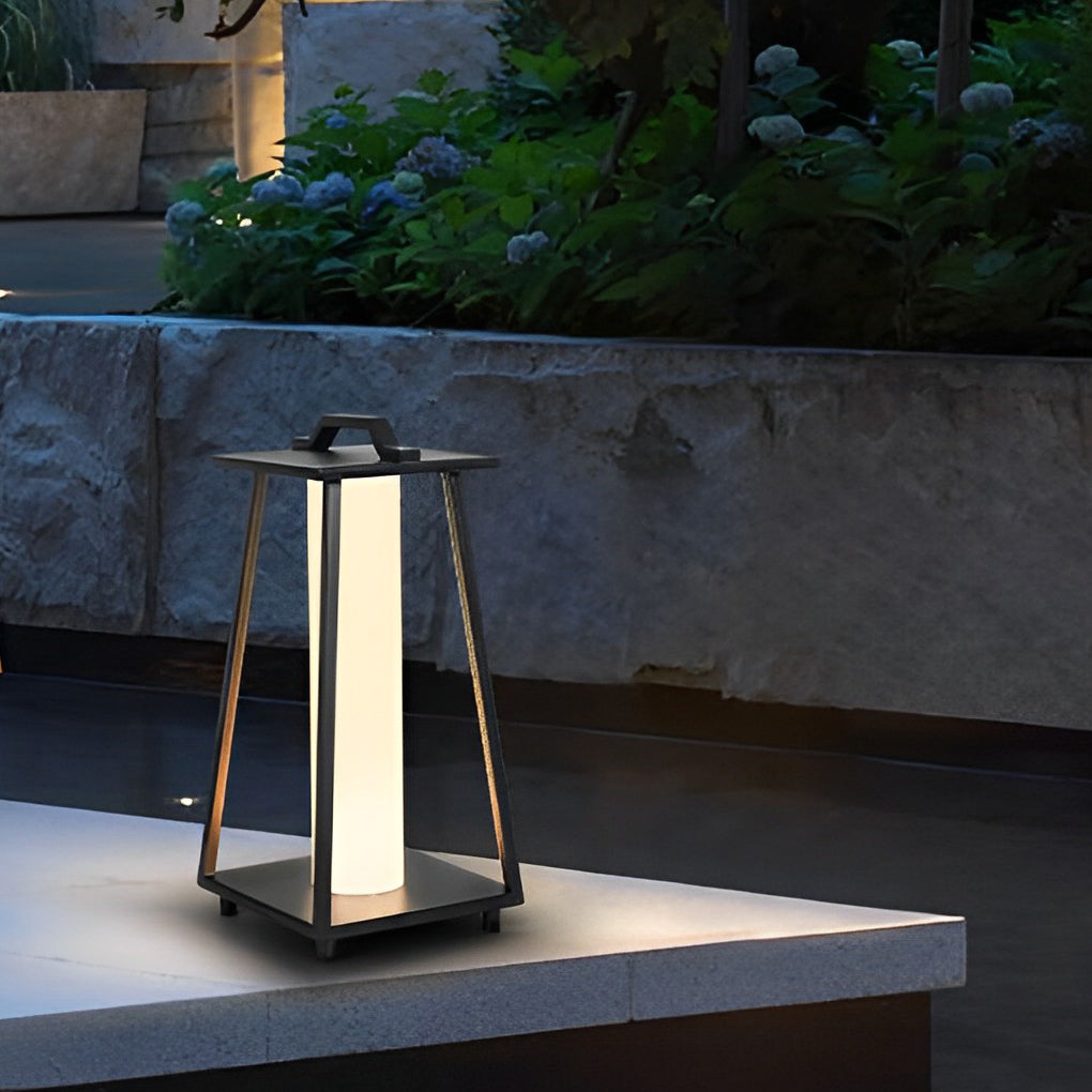 Portable Waterproof LED Removable Black Modern Outdoor Floor Lamp - Lamp Outdoor