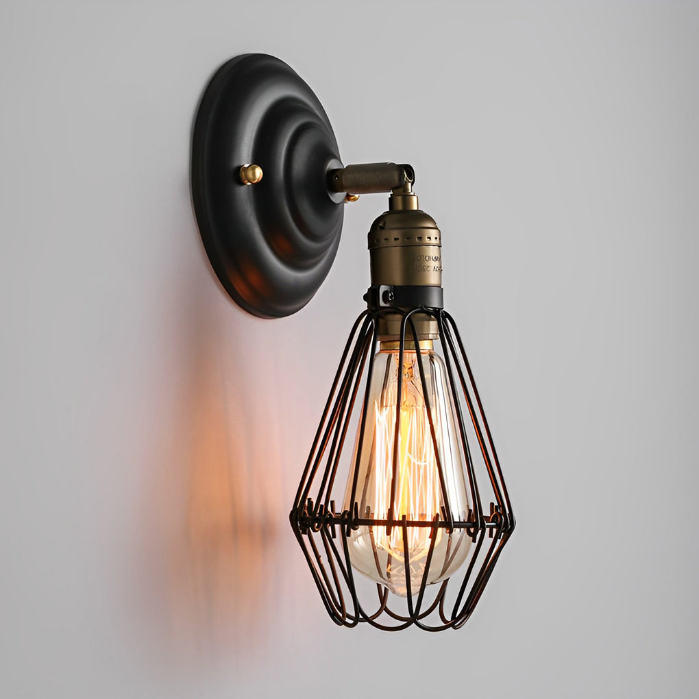 Adjustable Iron Retro Country Industrial Style Wall Lamp Wall Light Fixture - Lamp Outdoor