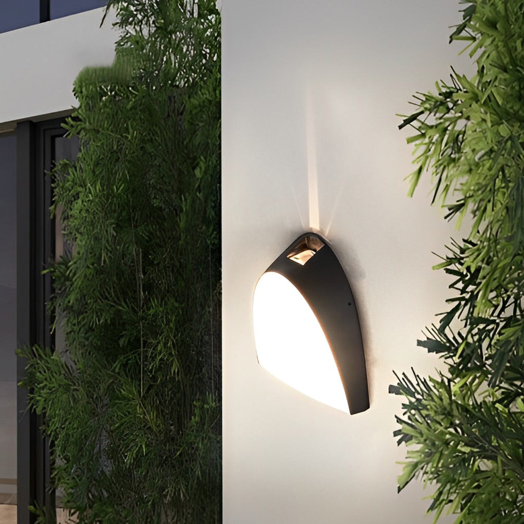 Creative LED Waterproof Aluminum Black Modern Outdoor Wall Sconce Lighting - Lamp Outdoor