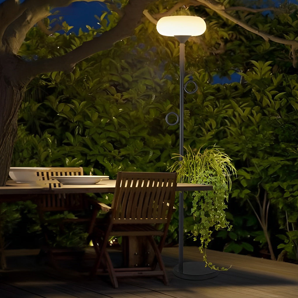 Remote Control LED Outdoor Rod Floor Accent Lamp - Lamp Outdoor
