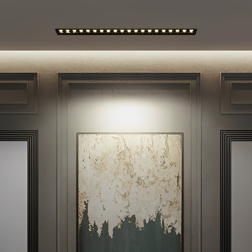 Linear Trimless Recessed Spotlight Magnetic COB Profile Unvisible LED Downlight - Lamp Outdoor