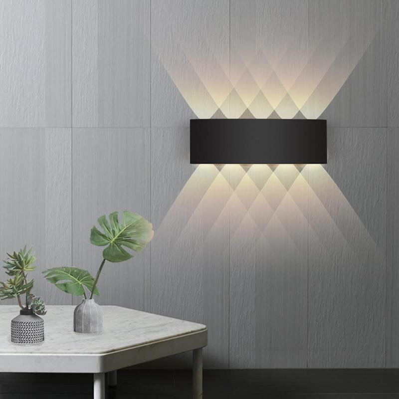 Ray Modern Rectangular Metal Outdoor Wall Lamp Water-Wave - Lamp Outdoor
