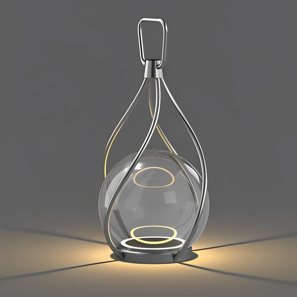 Creative Metal LED Waterproof USB Rechargeable Portable Night Lights - Lamp Outdoor
