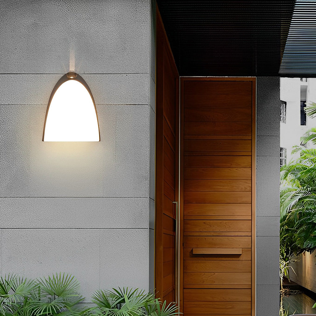 Creative LED Waterproof Aluminum Black Modern Outdoor Wall Sconce Lighting - Lamp Outdoor