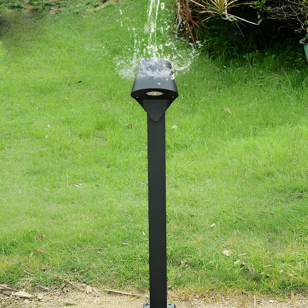 Sleek Black 10W LED Pathway Light Minimalist Outdoor Waterproof Lighting - Lamp Outdoor