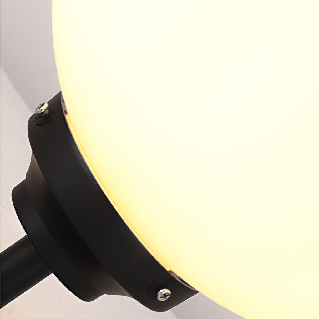Round Three Step Dimming LED Modern Solar Wall Lights Outdoor Wall Lamp - Lamp Outdoor