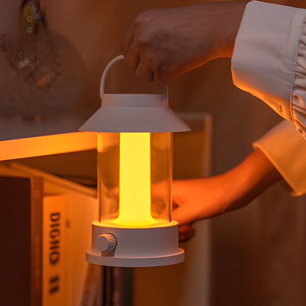 Portable Waterproof Dimmable LED USB Rechargeable Outdoor Lanterns - Lamp Outdoor