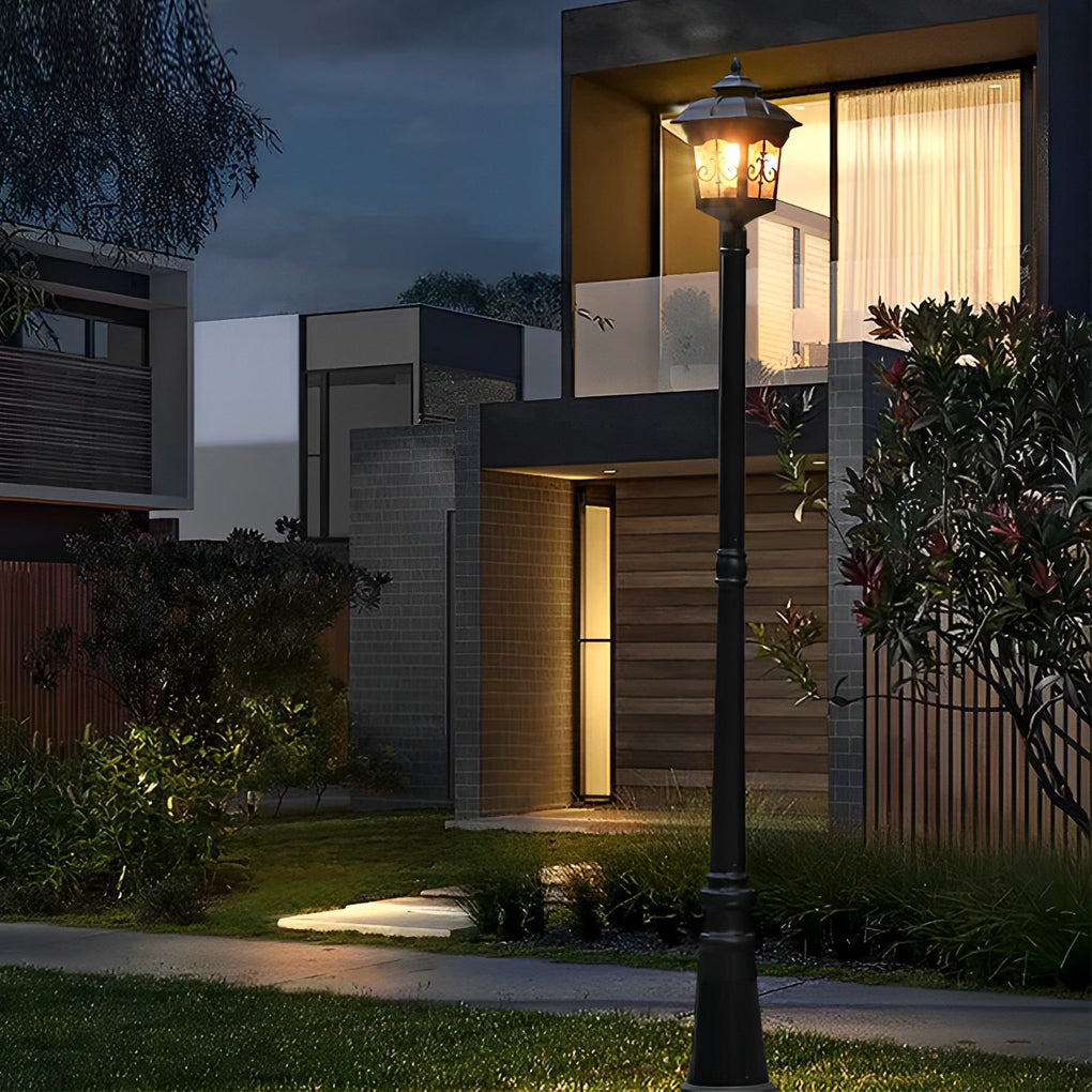 Retro Minimalist LED Waterproof European Style Garden Lamp Post Lights - Lamp Outdoor
