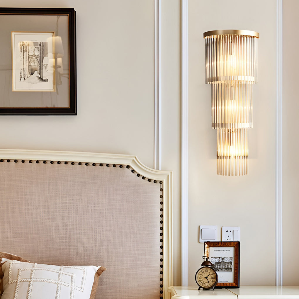 Creative Crystal Warm Light Nordic Wall Lamp Wall Sconce Lighting - Lamp Outdoor