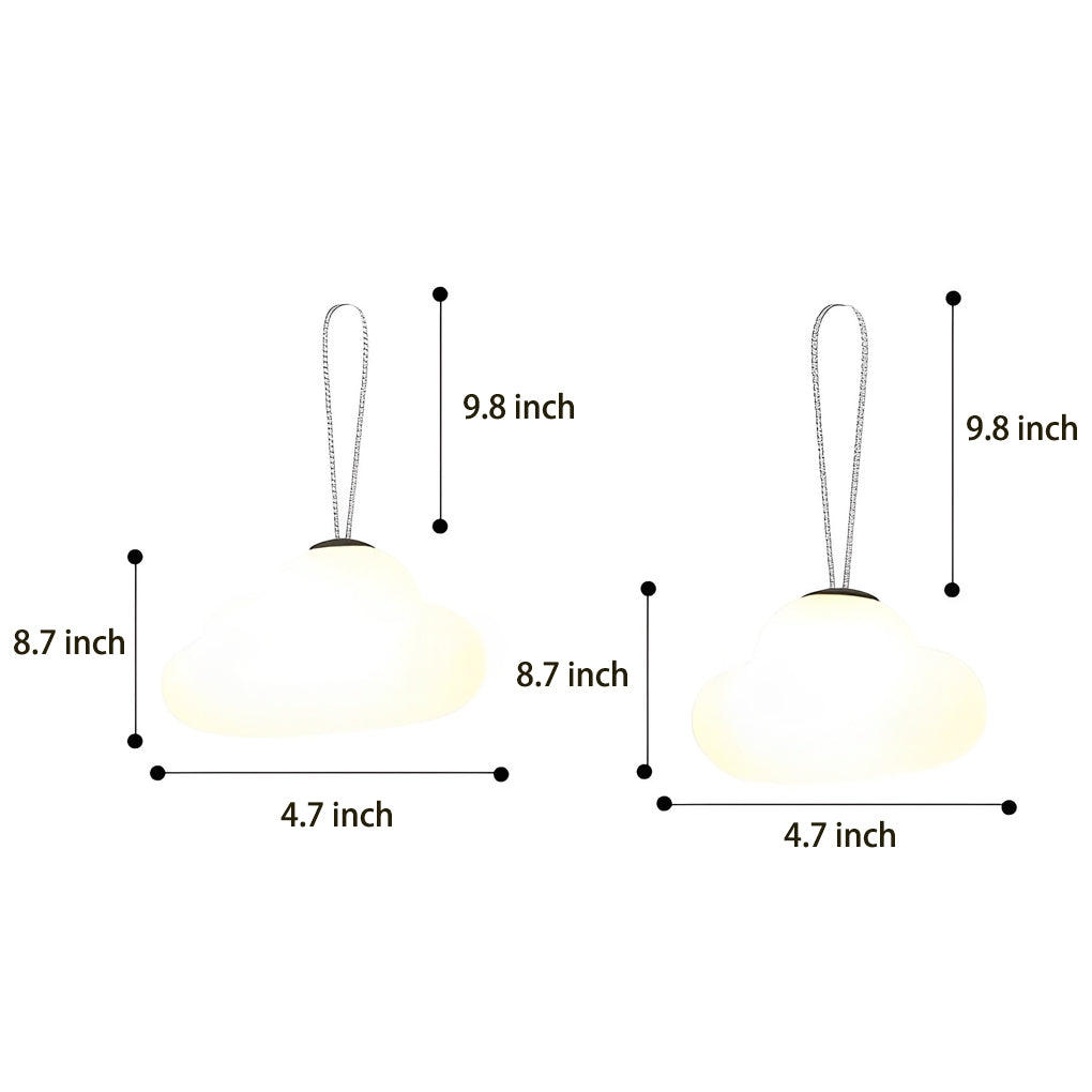Waterproof Clouds Creative USB DC5V Rechargeable Outdoor Hanging Lights - Lamp Outdoor